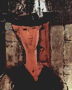 Amedeo Modigliani, Dame mit Hut